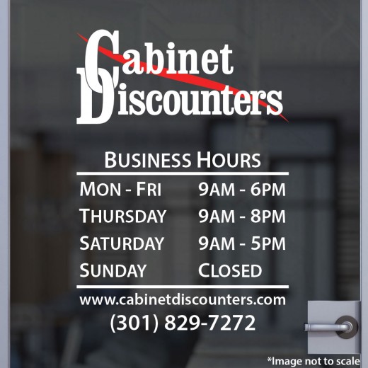 Two-Color Open Hours with Logo